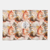 Autumn Spirit Cosy Waterverf Pattern Theedoek (Horizontaal)
