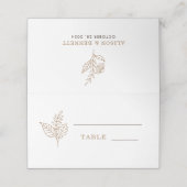 Autumn Sprig Wedding (Buitenkant ongevouwen)