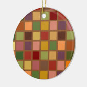Autumn Squared Ceramic Ornament (Links)