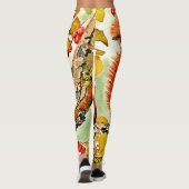 Autumn Squirrel Art Leggings (Achterkant)