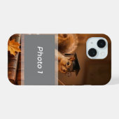 Autumn Squirrel Back to School Teacher iPhone Case (Verso Horizontal)