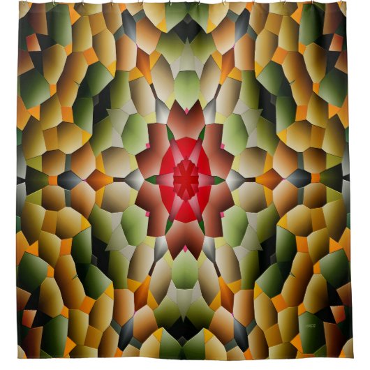 Autumn Star.... Douchegordijn (Voorkant)