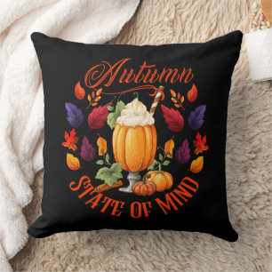 Autumn State of Mind Black Kussen