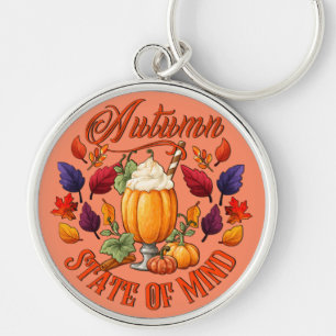 Autumn State of Mind Oranje Sleutelhanger