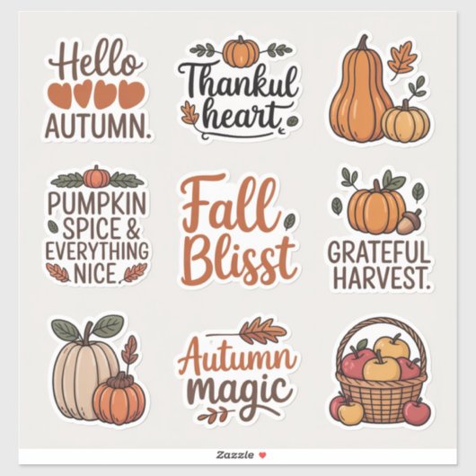 Autumn stickers  (Vel)