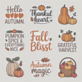 Autumn stickers  (Voorkant)