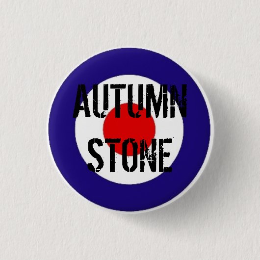 Autumn Stone Mod Target Badge Ronde Button 3,2 Cm (Voorkant)