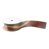 Autumn Strata | Terra Cotta Blauwgroen en Gold Aga Lint (Spoel)