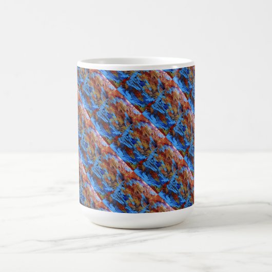 "Autumn Streams" Conception abstraite Mug (Centre)
