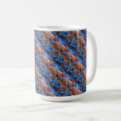 "Autumn Streams" Conception abstraite Mug (Devant droit)
