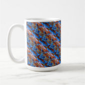 "Autumn Streams" Conception abstraite Mug (Gauche)