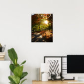 Autumn Sun in Central Park, NYC, Middelgroot Poster (Thuiskantoor)