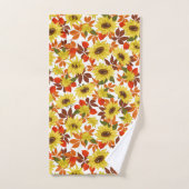 Autumn Sunflower Bad Handdoek (Handdoek)
