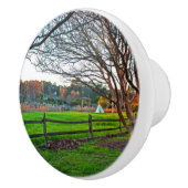 Autumn Sunset by Shirley Taylor Keramische Knop (Rechts)