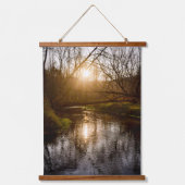 Autumn Sunset Hangend Wandkleed (Voorkant)