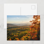 Autumn Sunset | North Carolina Briefkaart (Voorkant / Achterkant)