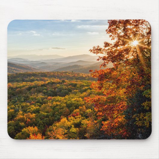 Autumn Sunset | North Carolina Muismat (Voorkant)