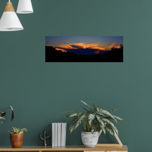 Autumn Sunset Poster (Woonkamer 1)