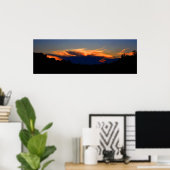 Autumn Sunset Poster (Thuiskantoor)