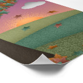 Autumn Sunset Poster (Hoek)
