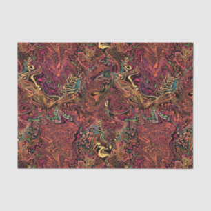 Autumn swirl gemarmerd tissuepapierpapier Thanksgi Tissuepapier