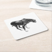 Autumn Table Guardian Vierkante Kartonnen Onderzetter (Schuin)