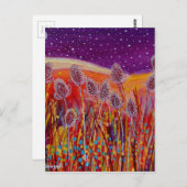 Autumn Teasels Briefkaart (Voorkant / Achterkant)