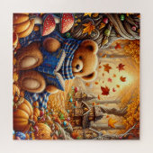 Autumn Teddy Bear Puzzle (Horizontal)