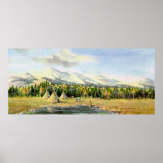 AUTUMN TIPIS DOOR SHARON SHARPE POSTER (Voorkant)