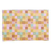 Autumn tones quilt blocks kussensloop (Voorkant-Rechts)