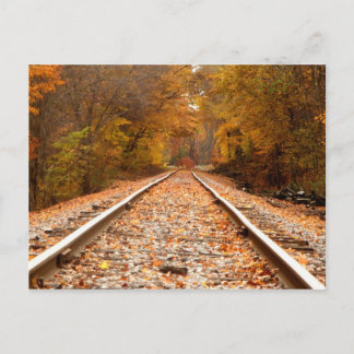 Autumn Tracks briefkaart