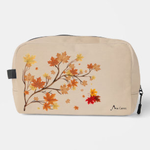 Autumn Tree Branch Print Cut Naaizak Toilettasje