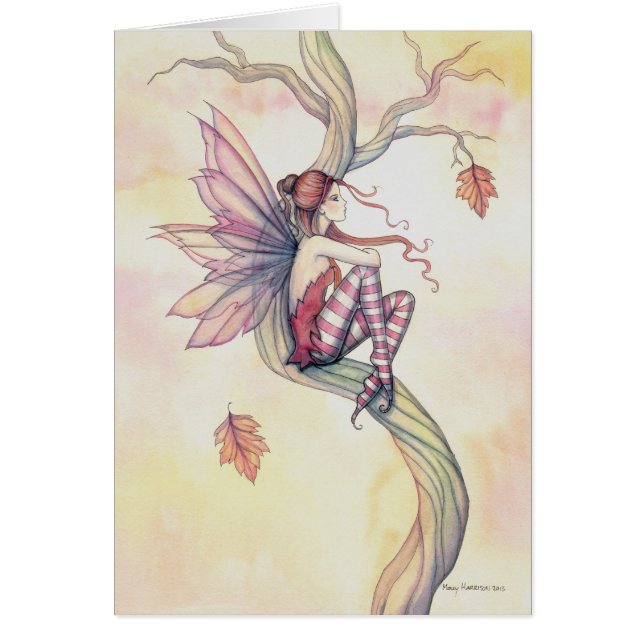 Autumn Tree Fairy Fantasy Art beroemd gemaakt door (Voorkant)