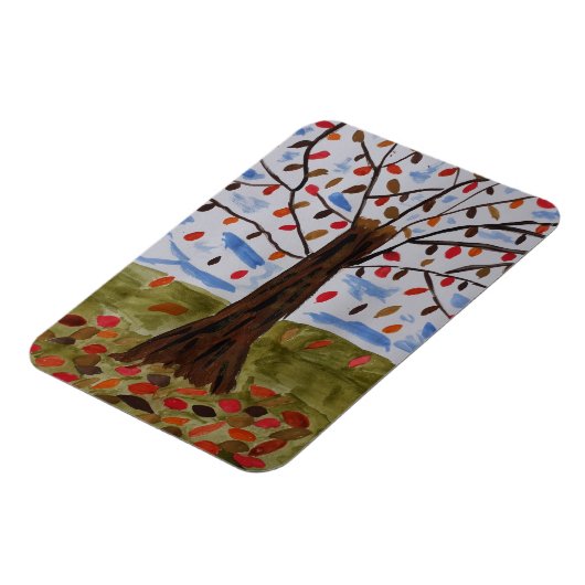 Autumn Tree Magnet Magneet (Linkerzijde)