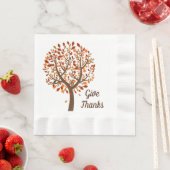 Autumn Tree Napkins Servet (Insitu)