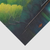 Autumn Tree Rainbow Ridge serene waters Tissuepapier (Detail)