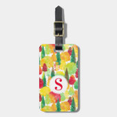 Autumn Trees Bagagelabel (Voorkant verticaal)