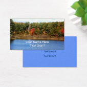 Autumn Trees Bordering Pond Nature (Bureau)