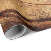 Autumn Trees  Bruin Oranje bos Cadeaupapier (Rol Hoek)