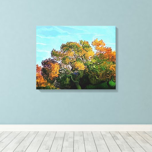 AUTUMN TREES CANVAS AFDRUK (Insitu (Houten vloer))