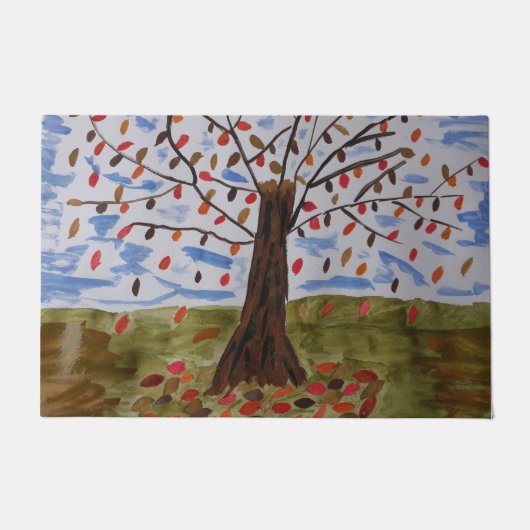 Autumn Trees Deurmat (Voorkant)