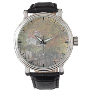 Autumn Trees en Picket Fence Watch Horloge