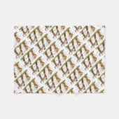 Autumn Trees Fleece Blanket Deken (Voorkant (Horizontaal))