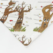 Autumn Trees Fleece Blanket Deken (Hoek)
