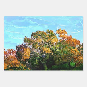 AUTUMN TREES INPAKPAPIER VEL