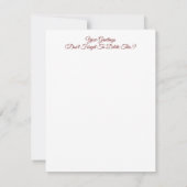 AUTUMN TREES KAART (Achterkant)