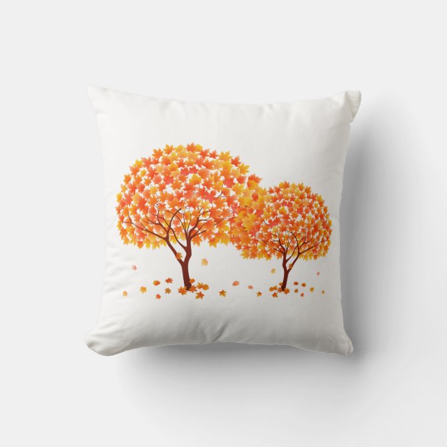 Autumn Trees Pillow Kussen (Voorkant)