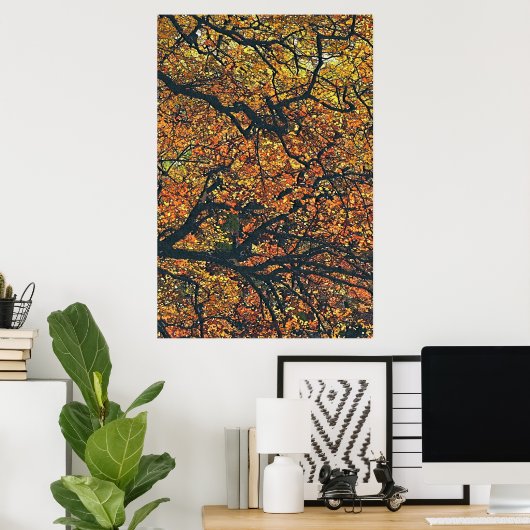 AUTUMN TREES POSTER (Thuiskantoor)
