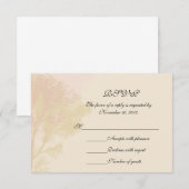 Autumn Trees RSVP-kaart RSVP Kaartje (Voorkant / Achterkant)
