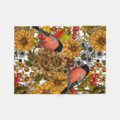 Autumn tuin 1 fleece deken (Voorkant (Horizontaal))